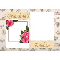 NEW!!! Personalized Photo Collage Grandma's Kitchen Floor Mat  27" x 18" Thumbnail