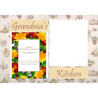 NEW!!! Personalized Photo Collage Grandma's Kitchen Floor Mat  27" x 18" Thumbnail