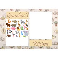 NEW!!! Personalized Photo Collage Grandma's Kitchen Floor Mat  27" x 18" Thumbnail