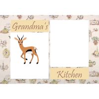 NEW!!! Personalized Photo Collage Grandma's Kitchen Floor Mat  27" x 18" Thumbnail