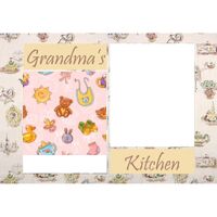 NEW!!! Personalized Photo Collage Grandma's Kitchen Floor Mat  27" x 18" Thumbnail