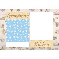 NEW!!! Personalized Photo Collage Grandma's Kitchen Floor Mat  27" x 18" Thumbnail