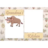 NEW!!! Personalized Photo Collage Grandma's Kitchen Floor Mat  27" x 18" Thumbnail