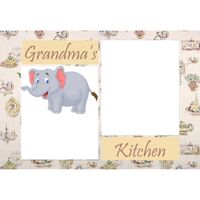 NEW!!! Personalized Photo Collage Grandma's Kitchen Floor Mat  27" x 18" Thumbnail