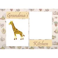 NEW!!! Personalized Photo Collage Grandma's Kitchen Floor Mat  27" x 18" Thumbnail