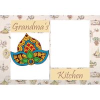 NEW!!! Personalized Photo Collage Grandma's Kitchen Floor Mat  27" x 18" Thumbnail