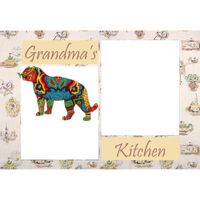 NEW!!! Personalized Photo Collage Grandma's Kitchen Floor Mat  27" x 18" Thumbnail