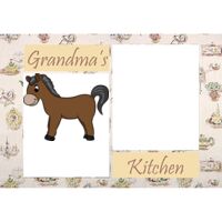 NEW!!! Personalized Photo Collage Grandma's Kitchen Floor Mat  27" x 18" Thumbnail