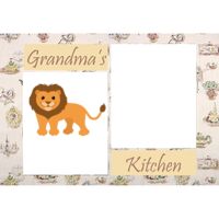 NEW!!! Personalized Photo Collage Grandma's Kitchen Floor Mat  27" x 18" Thumbnail