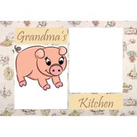 NEW!!! Personalized Photo Collage Grandma's Kitchen Floor Mat  27" x 18" Thumbnail