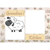 NEW!!! Personalized Photo Collage Grandma's Kitchen Floor Mat  27" x 18" Thumbnail