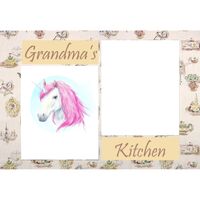 NEW!!! Personalized Photo Collage Grandma's Kitchen Floor Mat  27" x 18" Thumbnail