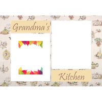 NEW!!! Personalized Photo Collage Grandma's Kitchen Floor Mat  27" x 18" Thumbnail