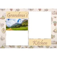 NEW!!! Personalized Photo Collage Grandma's Kitchen Floor Mat  27" x 18" Thumbnail