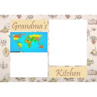 NEW!!! Personalized Photo Collage Grandma's Kitchen Floor Mat  27" x 18" Thumbnail