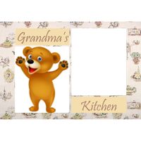 NEW!!! Personalized Photo Collage Grandma's Kitchen Floor Mat  27" x 18" Thumbnail