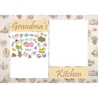 NEW!!! Personalized Photo Collage Grandma's Kitchen Floor Mat  27" x 18" Thumbnail