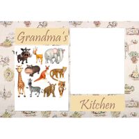 NEW!!! Personalized Photo Collage Grandma's Kitchen Floor Mat  27" x 18" Thumbnail