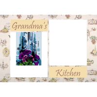 NEW!!! Personalized Photo Collage Grandma's Kitchen Floor Mat  27" x 18" Thumbnail