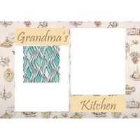 NEW!!! Personalized Photo Collage Grandma's Kitchen Floor Mat  27" x 18" Thumbnail