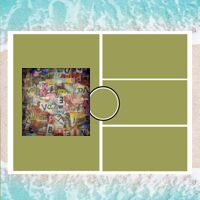 Personalized Photo Collage Beach Shower Curtain Thumbnail