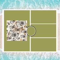 Personalized Photo Collage Beach Shower Curtain Thumbnail