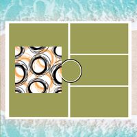 Personalized Photo Collage Beach Shower Curtain Thumbnail