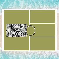 Personalized Photo Collage Beach Shower Curtain Thumbnail