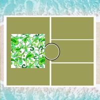 Personalized Photo Collage Beach Shower Curtain Thumbnail