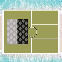 Personalized Photo Collage Beach Shower Curtain Thumbnail