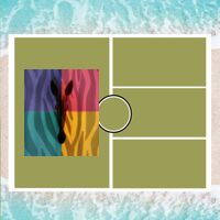 Personalized Photo Collage Beach Shower Curtain Thumbnail