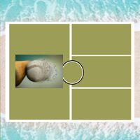 Personalized Photo Collage Beach Shower Curtain Thumbnail