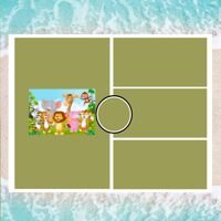 Personalized Photo Collage Beach Shower Curtain Thumbnail