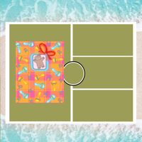 Personalized Photo Collage Beach Shower Curtain Thumbnail